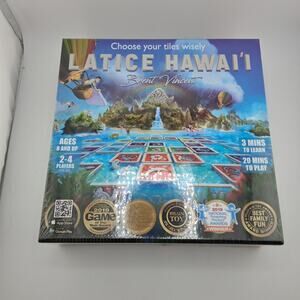 Latice Hawaii Brent Vincent Board Game New Never Opened